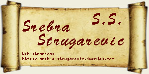 Srebra Strugarević vizit kartica